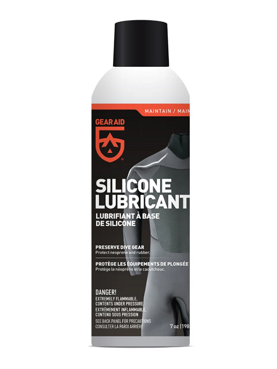 Gear Aid (McNett) Silicone Lubricant Spray - Waterproof Lubricant for Outdoor Gear, Tools & Equipment - Perfect for Camping, Hiking & Bike Maintenance