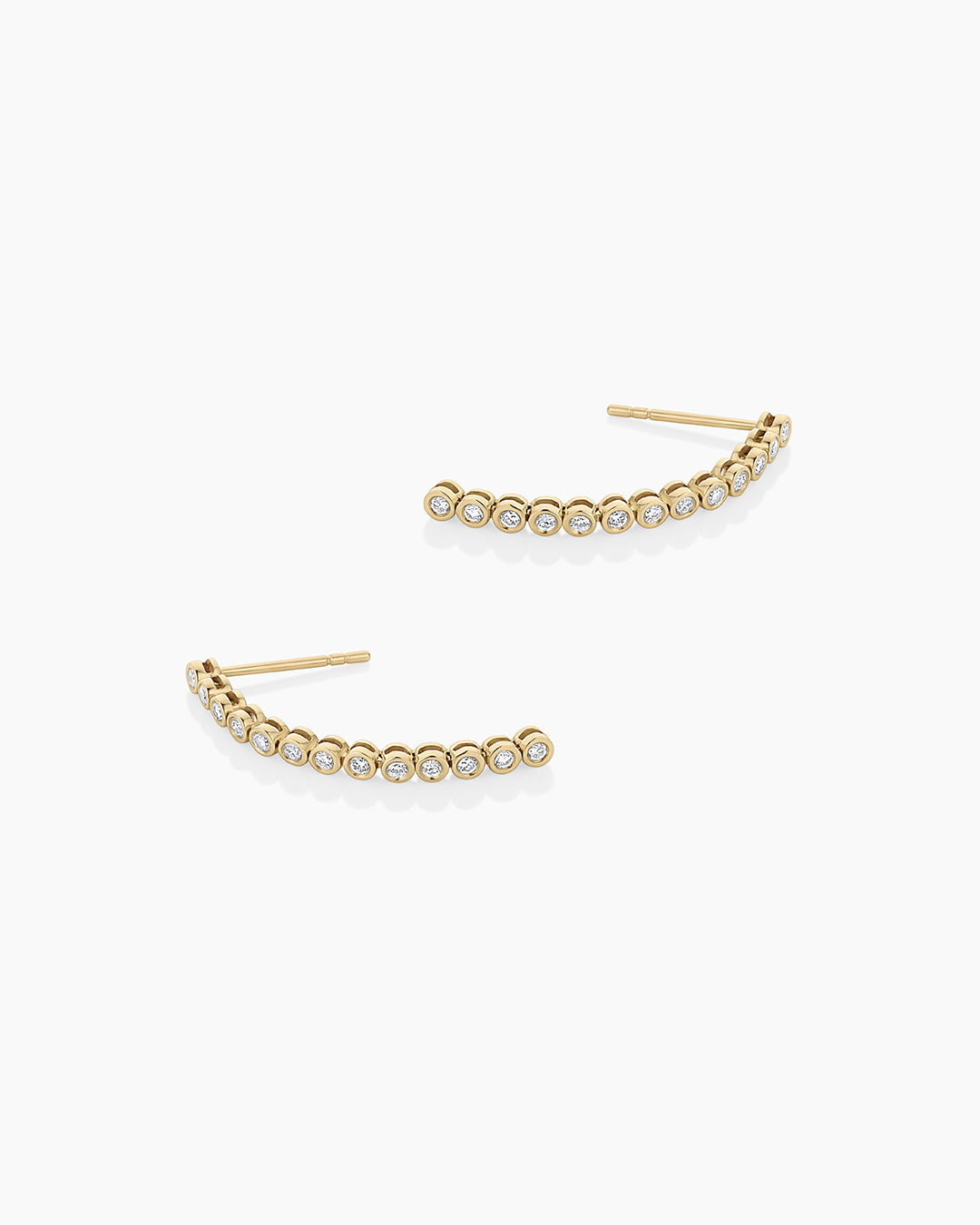 Lab Grown Diamond Tennis Drop Earrings - Classic Elegant Dangle Earrings for Women | Perfect for Weddings, Parties & Special Occasions