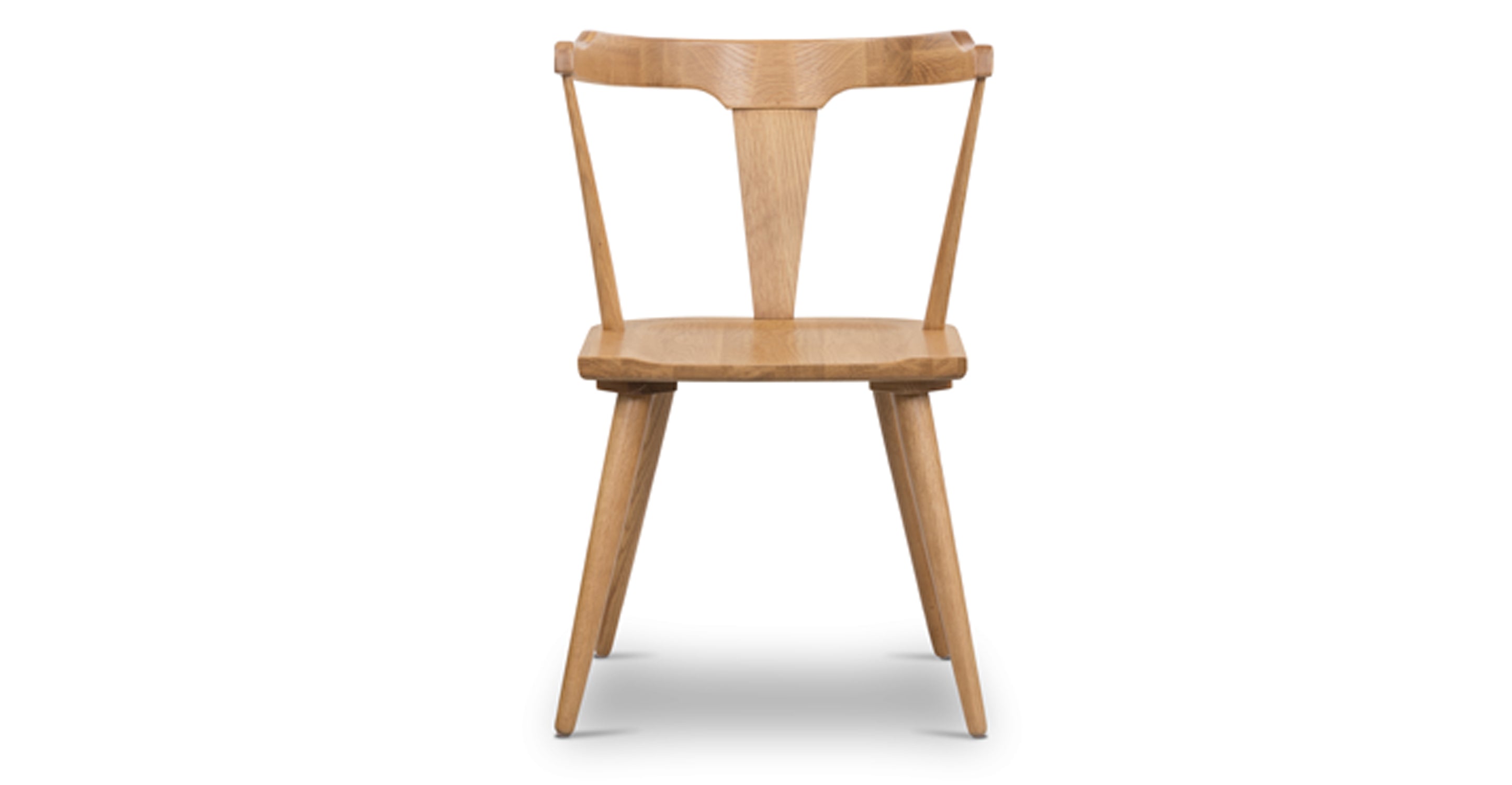 Enzo Dining Chair - Modern Wooden Dining Room Chair with Upholstered Seat - Perfect for Kitchen, Dining Room, and Home Office