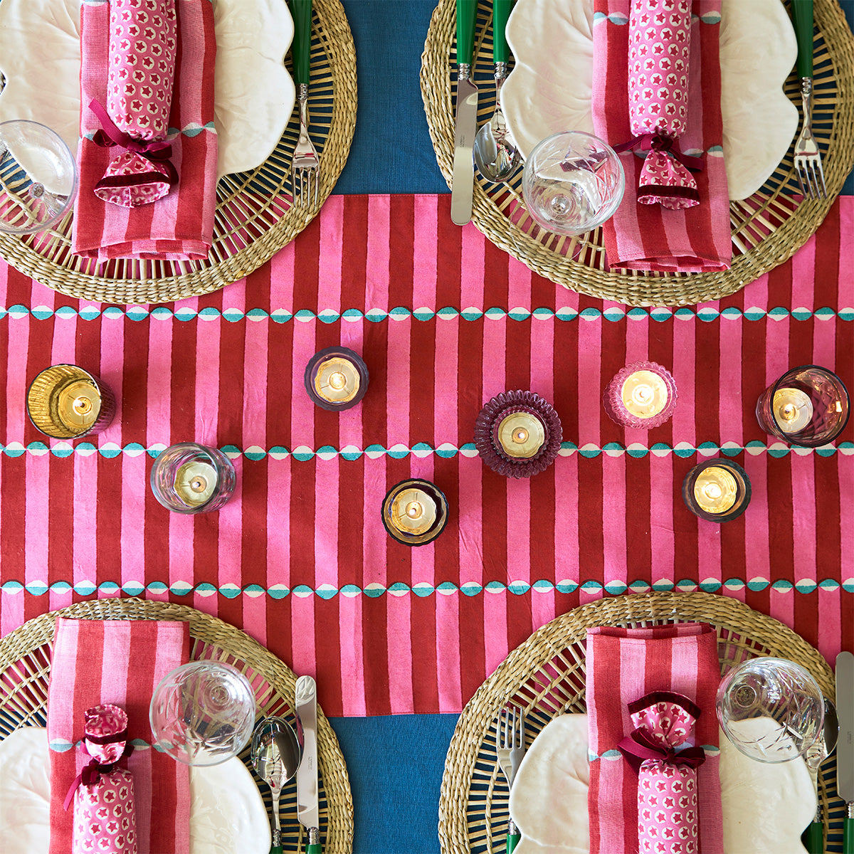Luna Pink Napkins - Premium Soft Disposable Dinner Napkins for Parties, Weddings & Everyday Use - Bulk Pack of 100