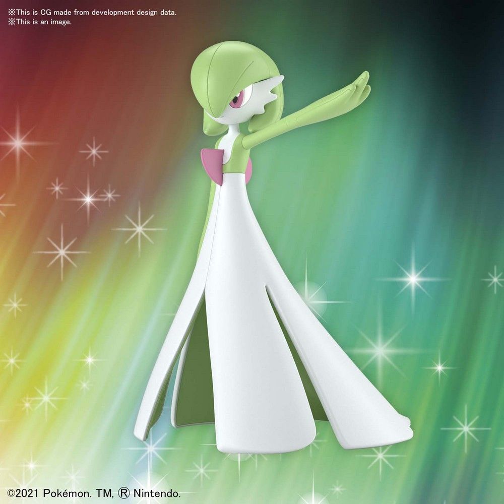 Bandai Pokemon Gardevoir (Sirknight) Model Kit - Buildable Action Figure for Collectors & Fans | Perfect for Display, Gifts & Anime Battles