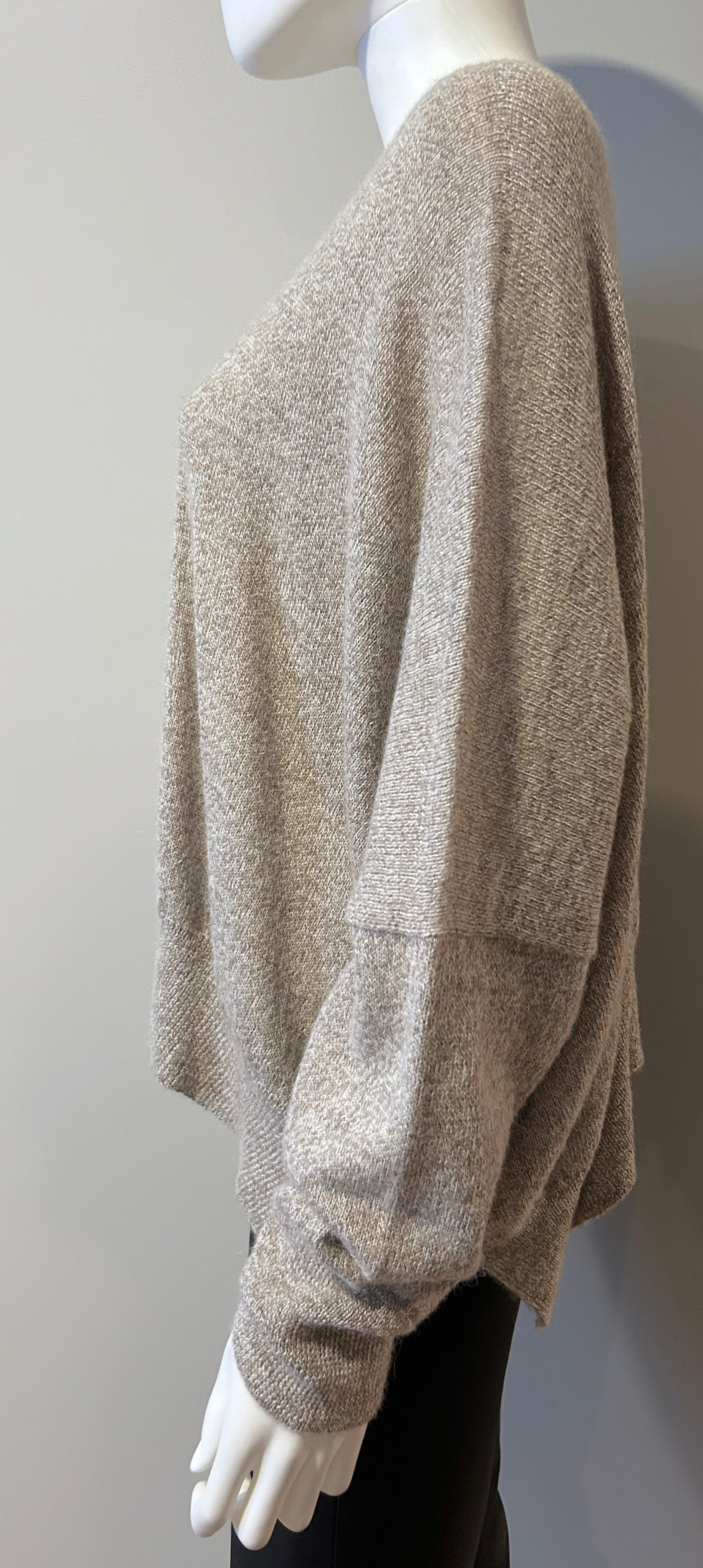 Lauren Manoogian Women's Baby Alpaca & Merino Wool Sweater - Soft & Warm Knit Pullover for Fall & Winter Fashion