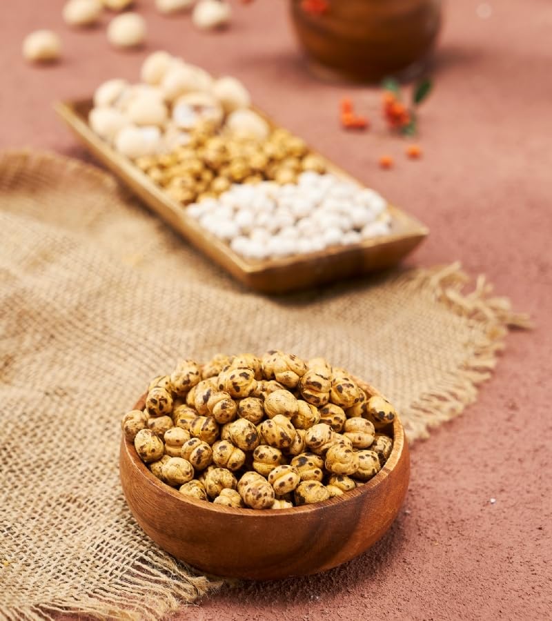 Crunchy Double Roasted Yellow Chickpeas - 2 Pound Bag of Dried Garbanzo Beans | Healthy Vegan Snack, Salad Topper & Trail Mix Ingredient | US Made Gluten-Free Protein Snacks