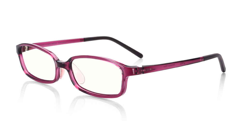 JINS SCREEN Boxed U101 Wine 76 - Blue Light Blocking Glasses for Computer & Digital Screen Use - Perfect for Office Work, Gaming, and Online Shopping