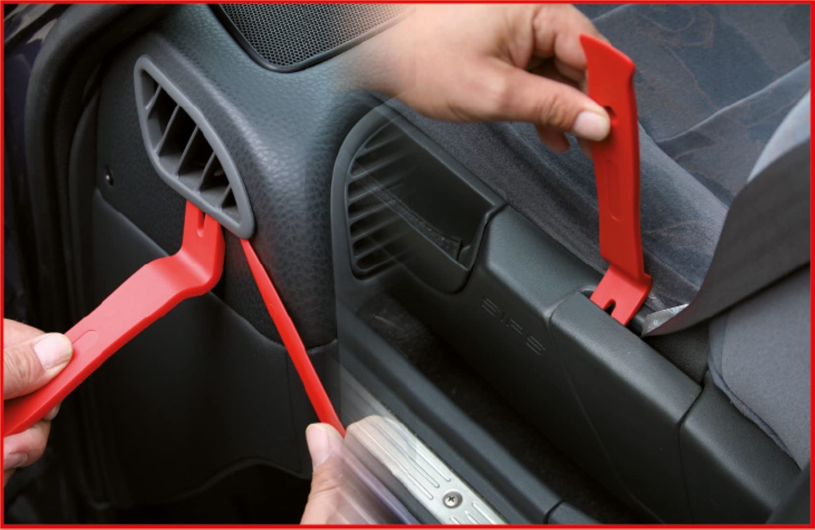 KS Tools 911.8205 Plastic Wedge Set (11pcs) for Auto Repair & Maintenance