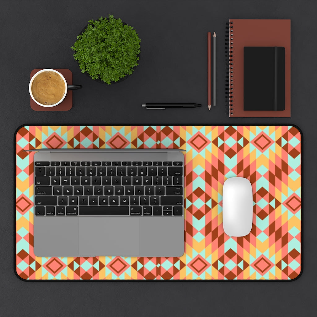 Boho Redwood Creek Southwestern Desk Mat - Large Mouse Pad & Desk Accessory (3 Sizes) - Perfect for Home Office, Gaming Setup & Workspace Decor