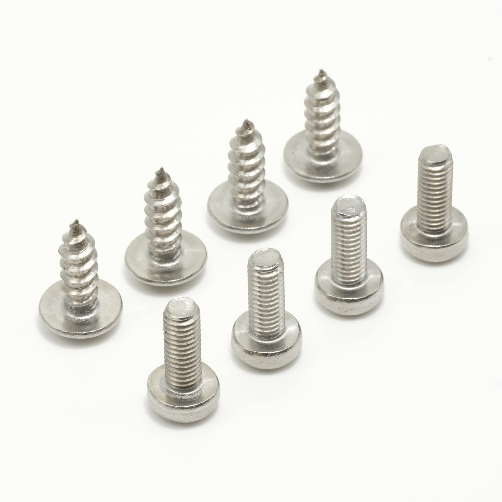 Stainless Steel License Plate Screws for Mazda CX-30 - Pack of 8 Replacement Screws - Perfect for Securing License Plates & Preventing Theft
