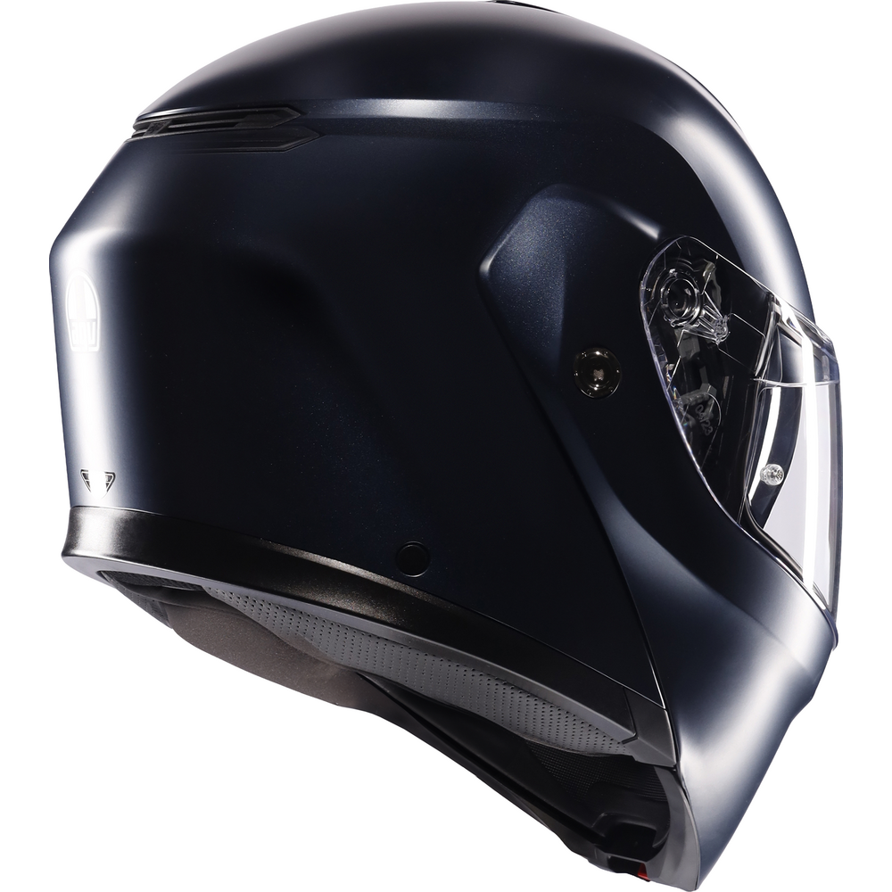 AGV Streetmodular Solid Matt Profondo Blue Motorcycle Helmet - DOT & ECE Certified for Safety - Lightweight & Ventilated for Comfort - Perfect for Urban Commuting & Long Rides