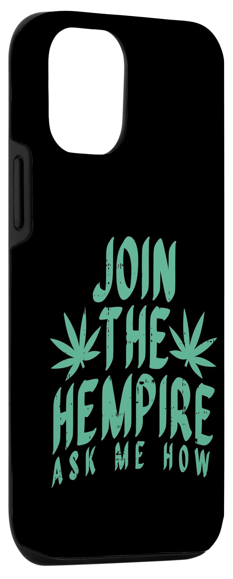 iPhone 12/12 Pro CBD Hemp Plant Case - Premium Protective Cover for Cannabidiol Enthusiasts | Perfect for Daily Use, Travel & Cannabis Events