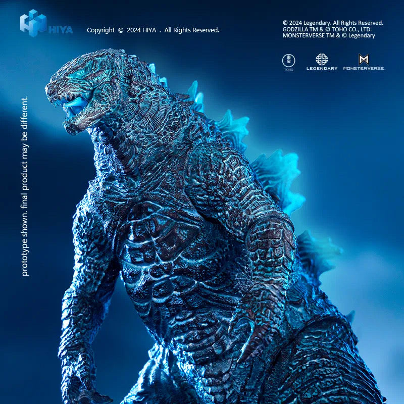 HIYA 7-inch 18cm Godzilla x Kong The New Empire Energized Godzilla Action Figure - Collectible Movie Toy for Display & Play | Perfect for Fans, Gift Giving & Home Decor
