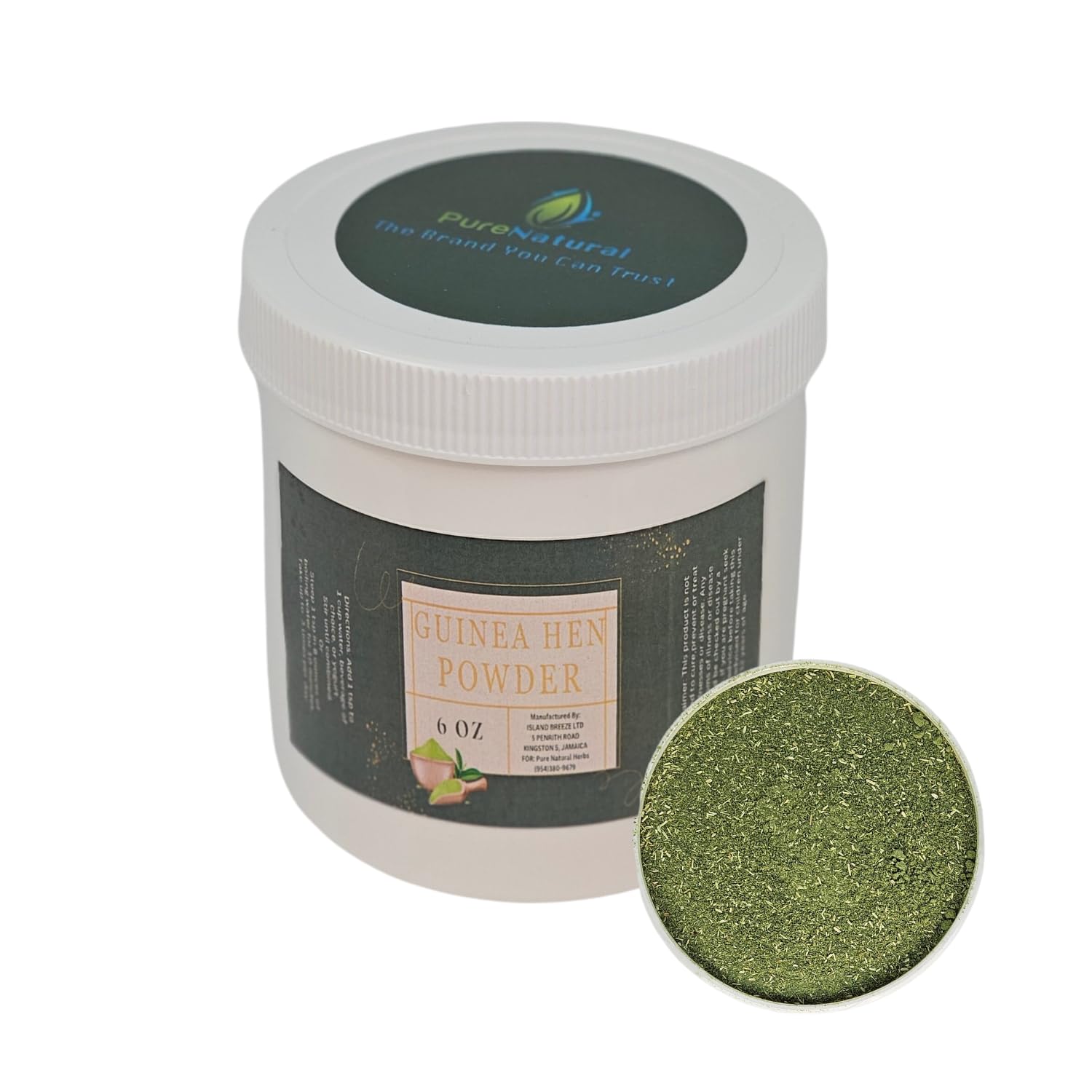 Pure Natural Guinea Hen Powder 6oz - Organic Superfood Supplement for Immune Support, Energy Boost & Skin Health | Perfect for Smoothies, Baking & Wellness Recipes