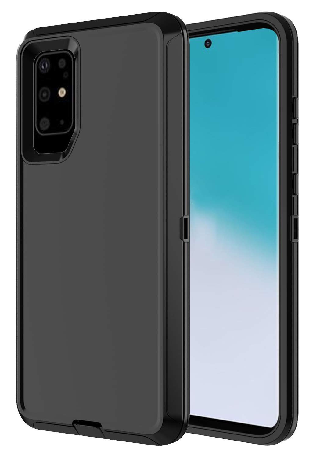 Shockproof Heavy Duty Rugged Case for Samsung Galaxy S20 Plus - 3-in-1 Protective Hard Cover with Military-Grade Drop Protection | Perfect for Outdoor, Work & Extreme Sports
