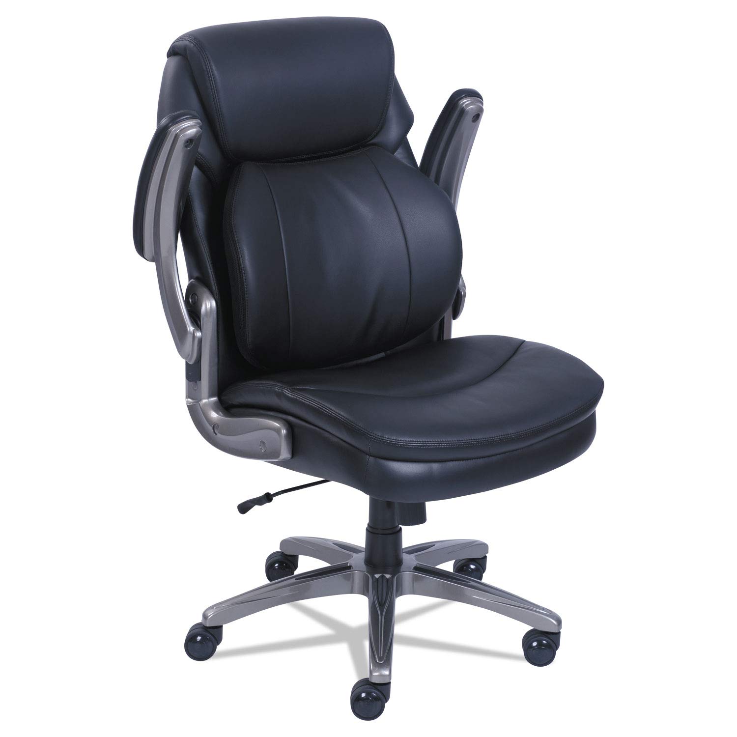 SertaPedic Cosset Mid-Back Executive Office Chair - Ergonomic Desk Chair with Adjustable Height (18.5