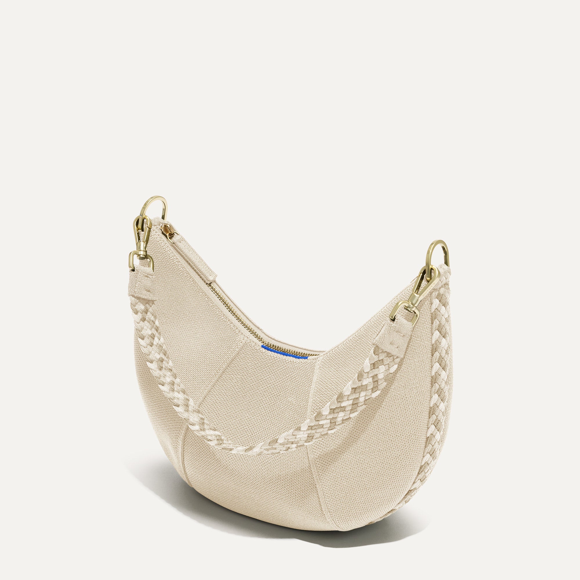 The Crescent Bag - Stylish Cream Twist Crossbody Purse for Women | Fashionable Shoulder Bag for Daily Use, Work, and Travel