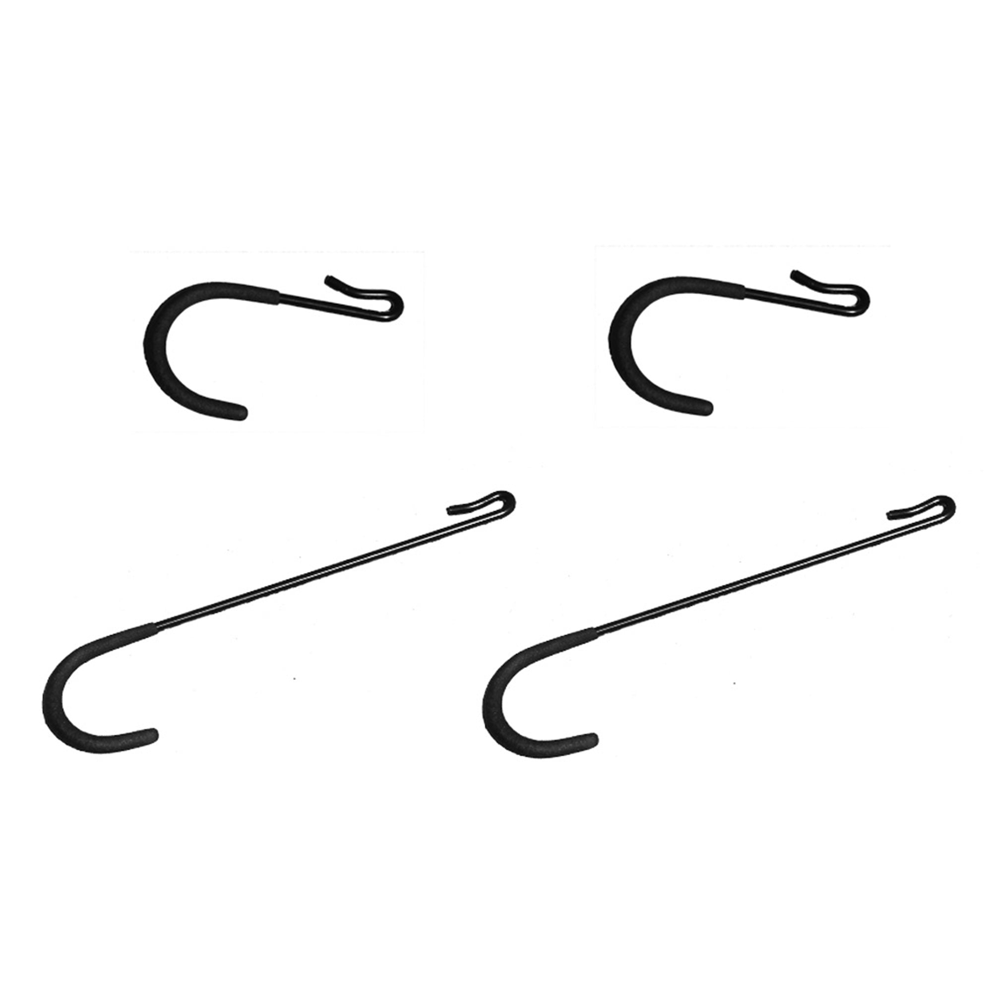 ProRack S Hooks – Heavy Duty 4 Pack Hanging Hooks for Garage, Kitchen, and Outdoor Organization – Perfect for Tools, Utensils, and Garden Supplies