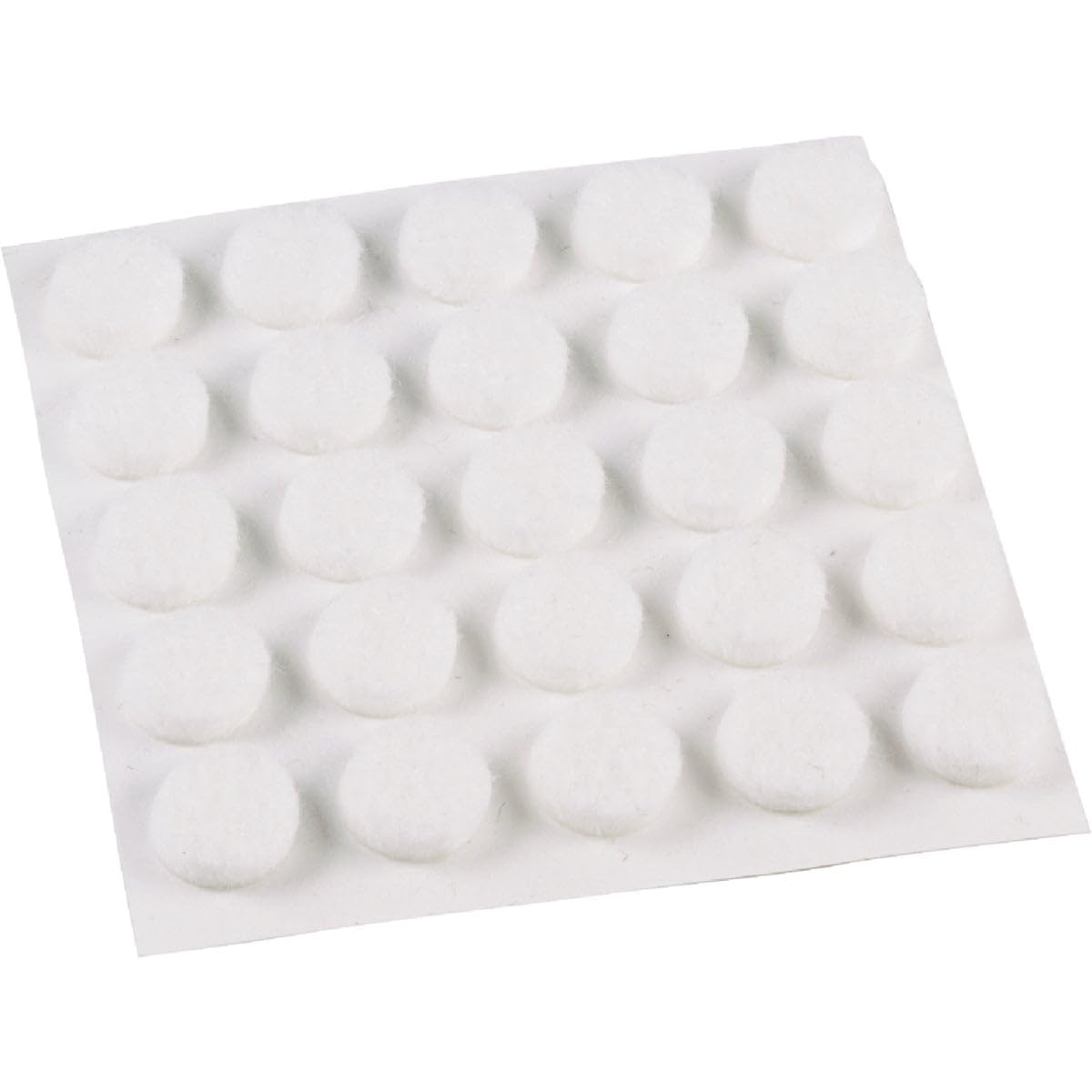 Self-Adhesive Felt Pads for Furniture - 1 Inch Round Non-Slip Felt Floor Protectors - Protect Hardwood Floors & Reduce Noise - Perfect for Chairs, Tables, Cabinets & Home Office Furniture