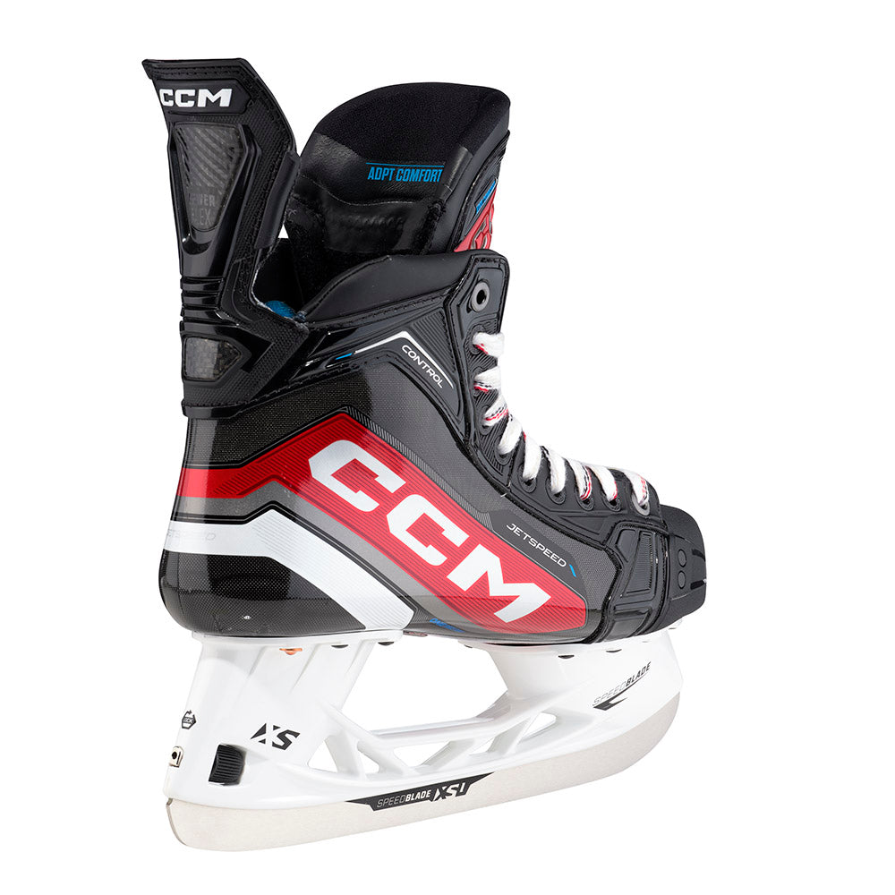 CCM Jetspeed Control 2023 Senior Ice Hockey Skates - Professional Performance Skates for Men & Women - Perfect for Competitive Play & Training on Ice Rinks