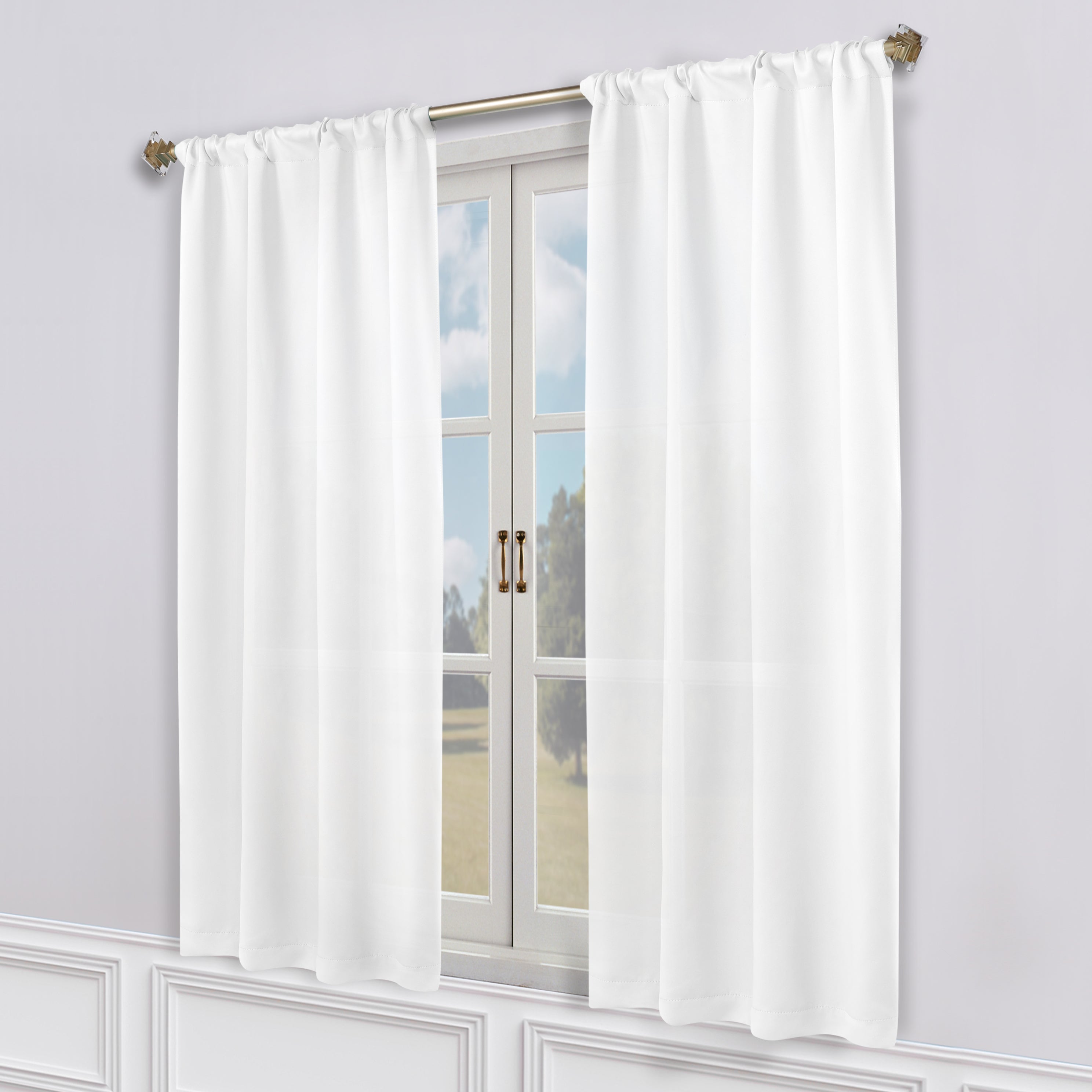 Machine Washable Blackout Curtains Set of 2 - Solid Color Room Darkening Window Drapes for Bedroom, Nursery & Home Theater - Noise Reducing & Energy Efficient