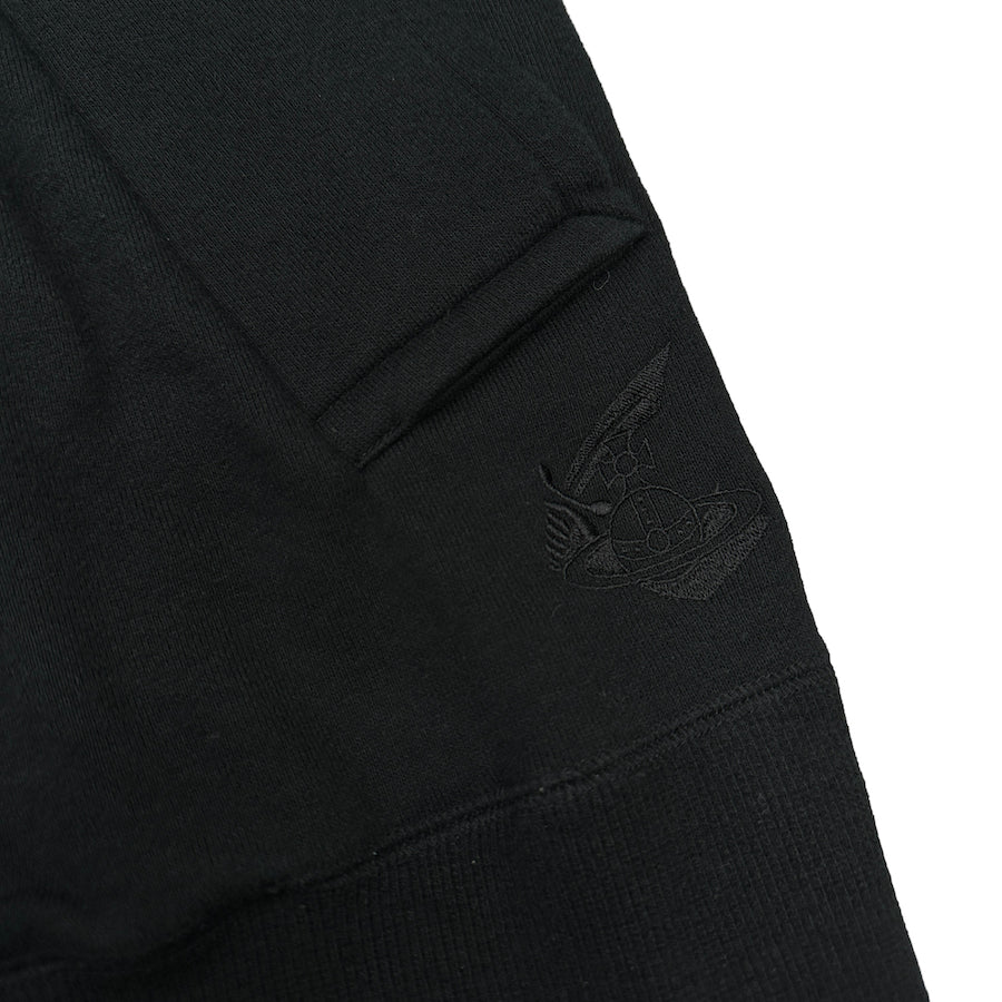 Vivienne Westwood Anglomania Abstract Zip Up Hoodie - Black | Stylish Unisex Streetwear for Casual & Urban Fashion