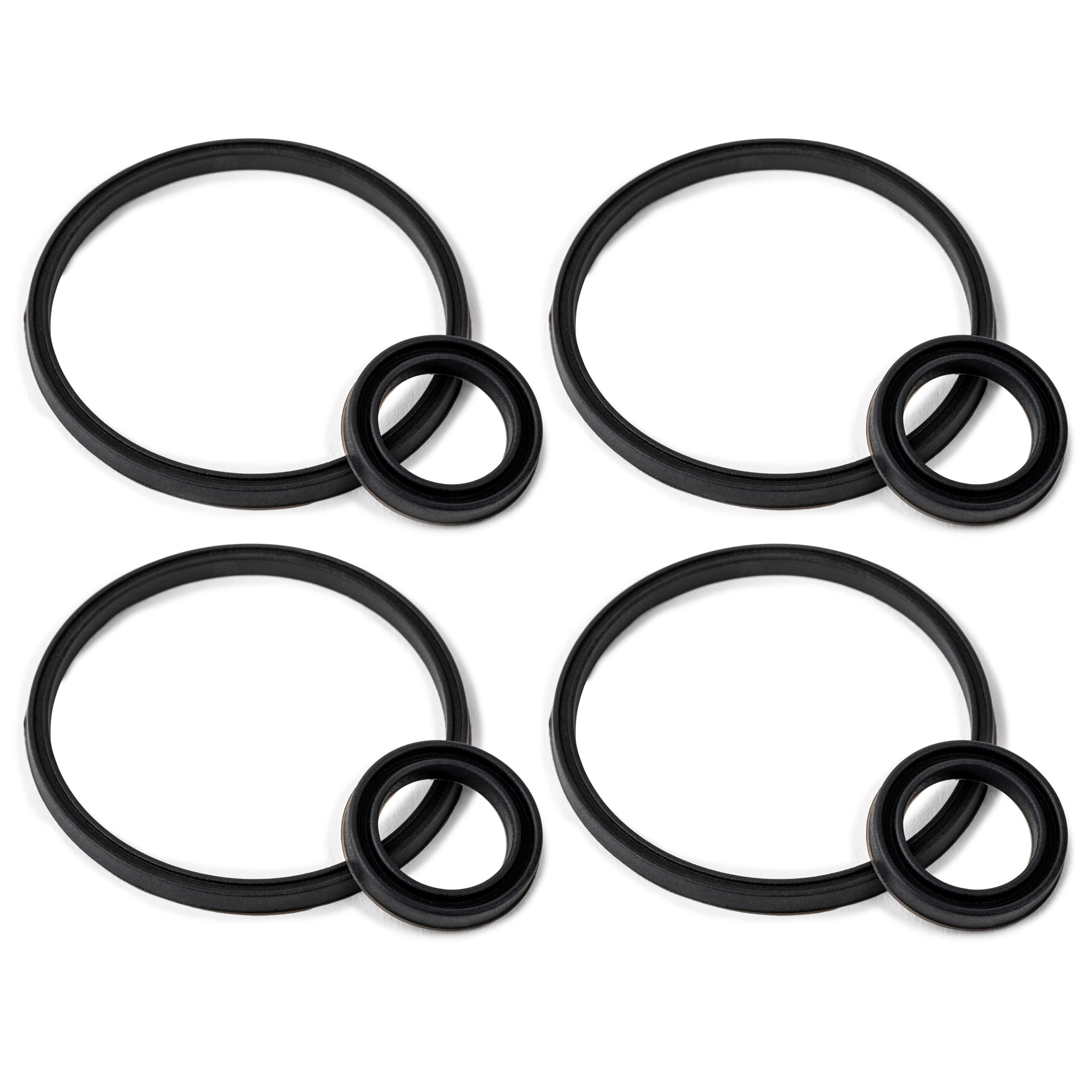 4-Piece Replacement Gasket Set for Convoy Collection - Compatible with Various Models - Perfect for Leak Repair & Maintenance in RVs, Trailers, and Campers