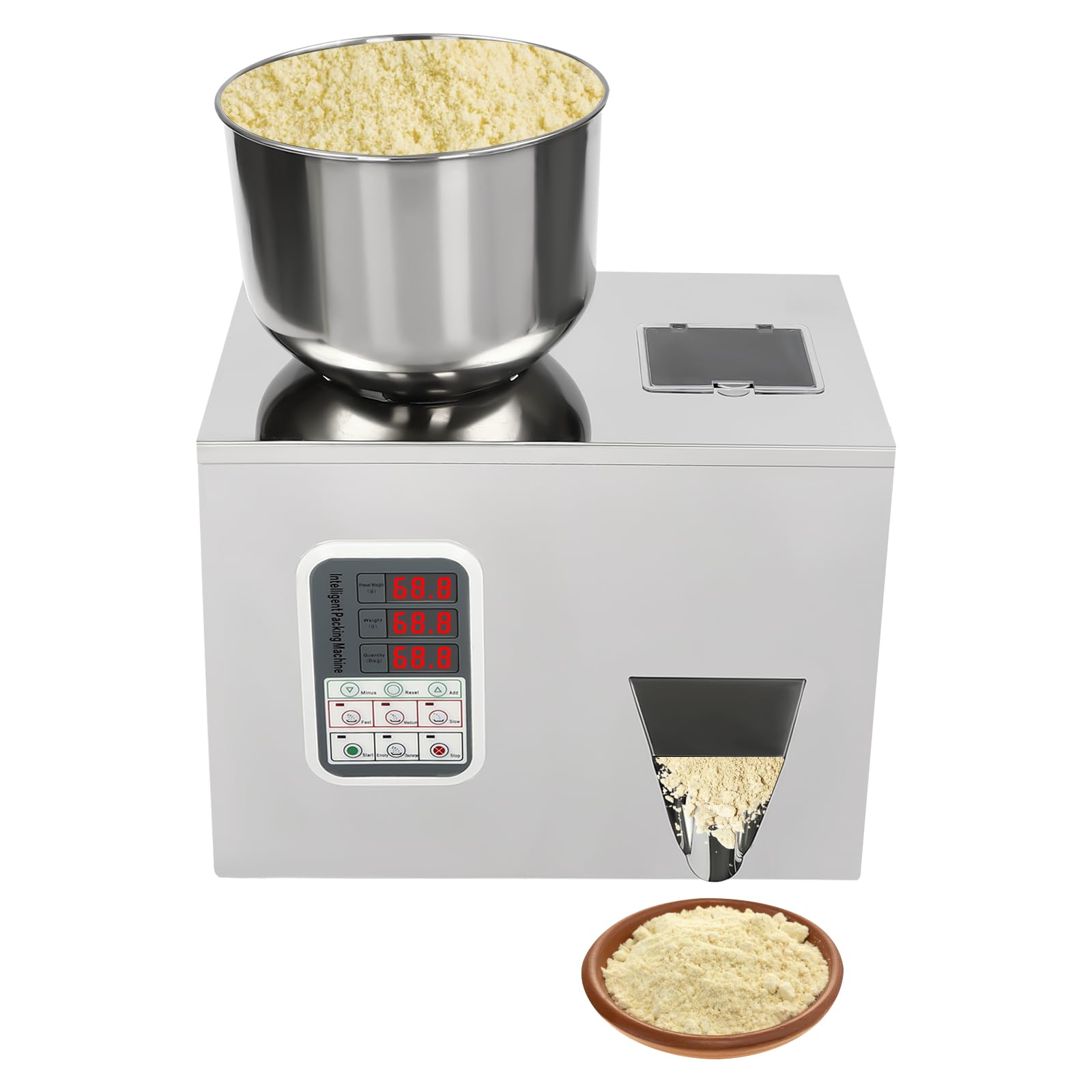 BBISYS Automatic Powder Filling Machine for Tea, Seeds & Grains | 1-100g Capacity | High-Speed 2-5s/Bag Dispenser | Perfect for Packaging Spices, Coffee, Protein Powder & Herbal Supplements