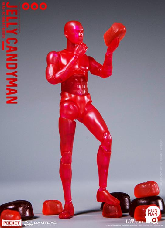1/12 Scale Jelly Candyman Action Figure by Damtoys - Highly Articulated Collectible Toy for Display & Photography - Perfect for Anime Fans, Cosplay Props, and Model Enthusiasts