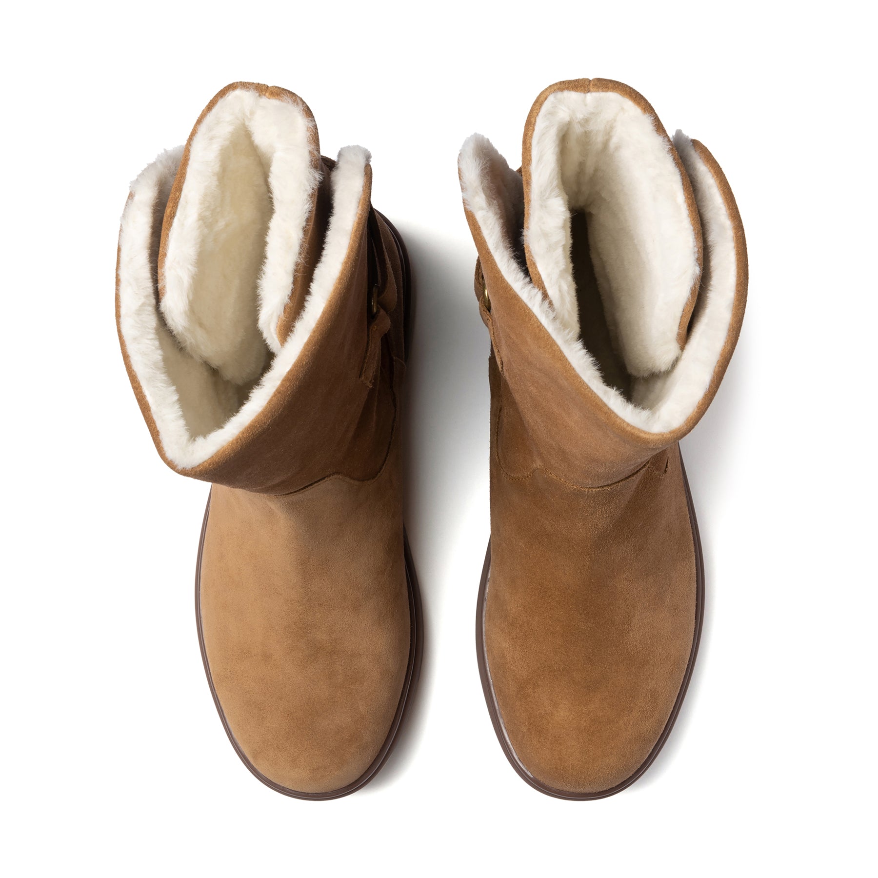 Abeo Vista Mid Boot Dark Tan - Comfortable & Stylish Hiking Boots for Outdoor Adventures & Casual Wear