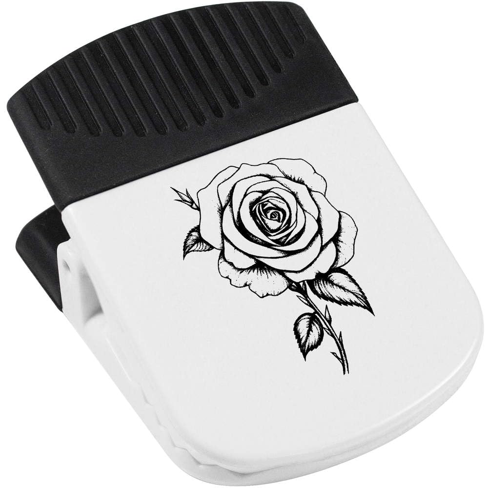 Azeeda 'Rose' Magnetic Hair Clip - Secure & Stylish Hair Accessory for Women & Girls - Perfect for Parties, Weddings & Everyday Use