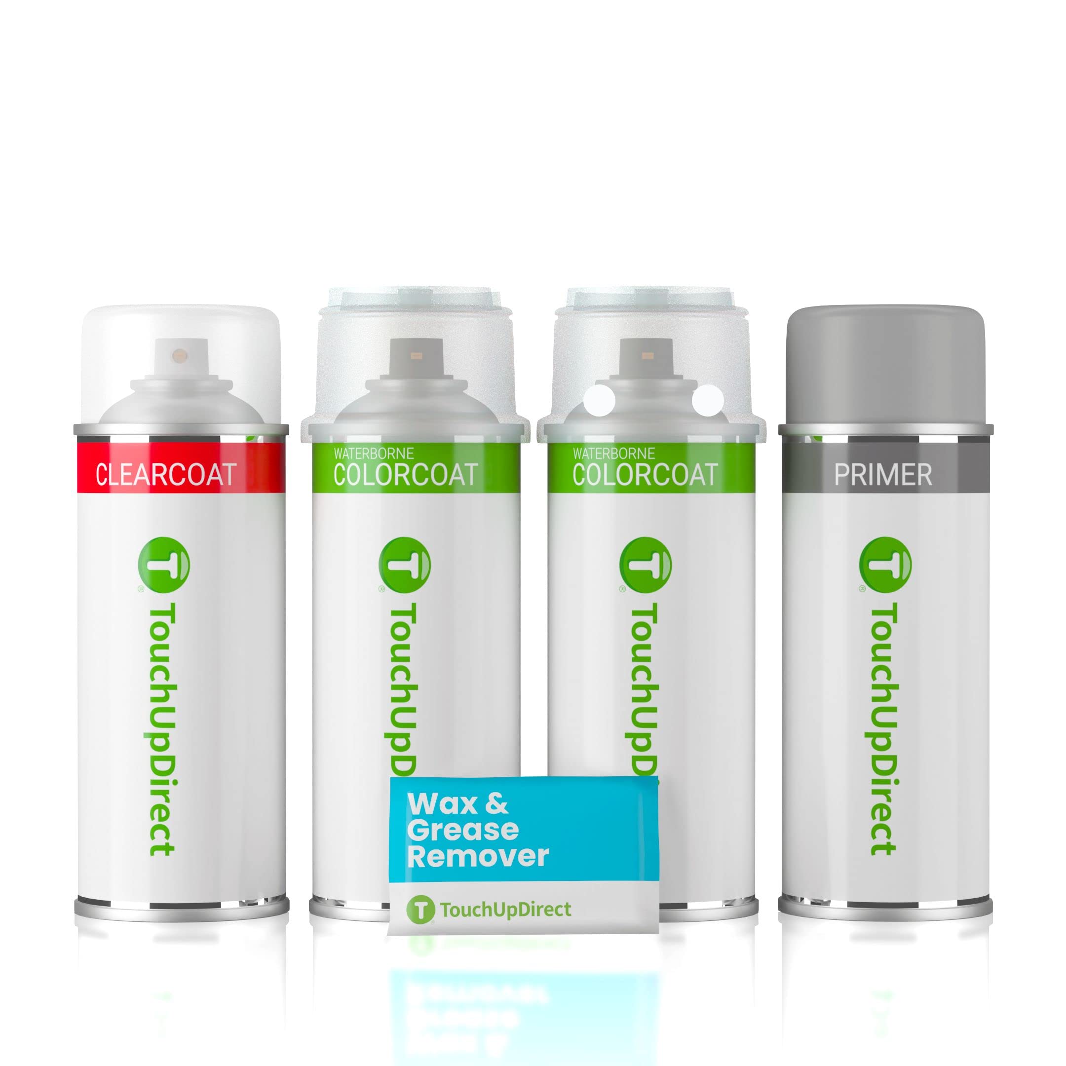 TouchUpDirect 34K Crystal White Pearl Exact Match Touch Up Paint Aerosol for Mazda - Premium Repair Kit | Perfect for Car Scratches, Chips & Door Dings