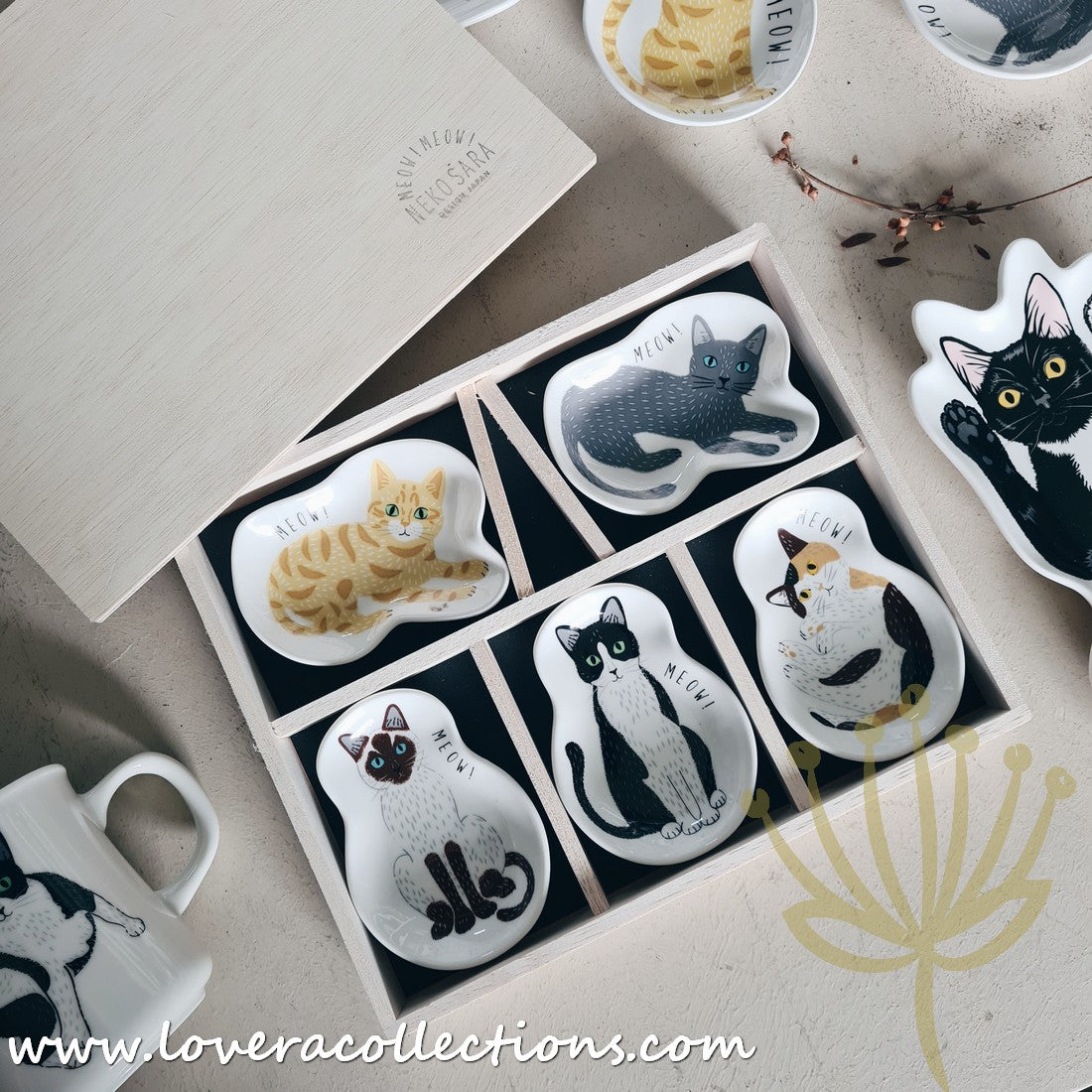 Meow Meow Neko Cat Japan Collection - Authentic Japanese Cat-Themed Products | Perfect for Cat Lovers, Home Decor & Gift Giving