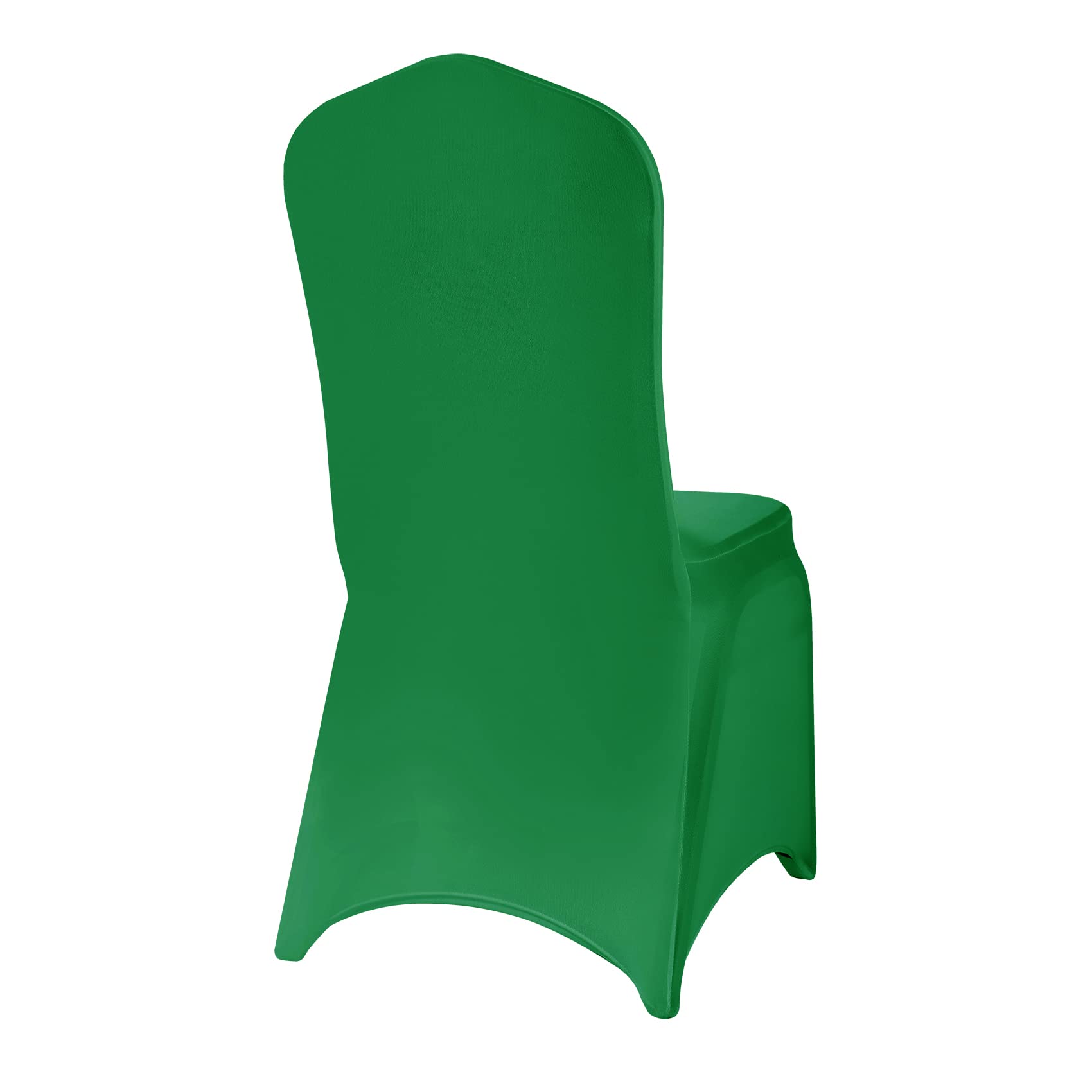 12PCS Spandex Stretch Chair Covers - Washable & Removable Living Room Chair Protectors for Party, Banquet, Wedding Events - Emerald Green - Perfect for Home, Hotel, Restaurant & Event Decor