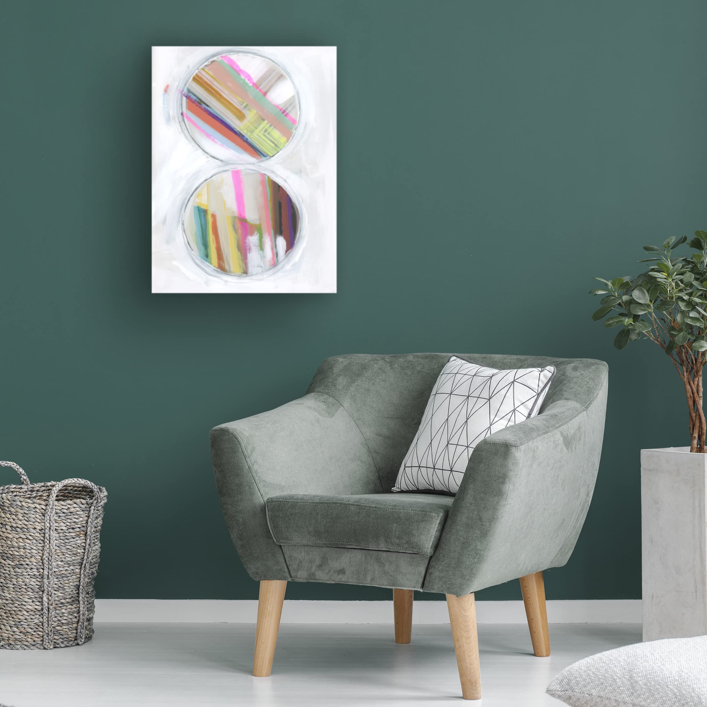 Bellissimo Art 'Art in Whites II' Premium Canvas Wall Art Print - 24x32 Inches, Modern Home Decor for Living Room, Bedroom & Office