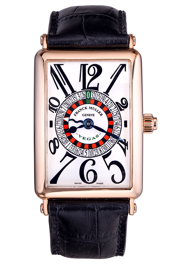 Franck Muller Long Island Vegas 18K Rose Gold Men's Luxury Watch - Perfect for Business, Formal Events & Special Occasions