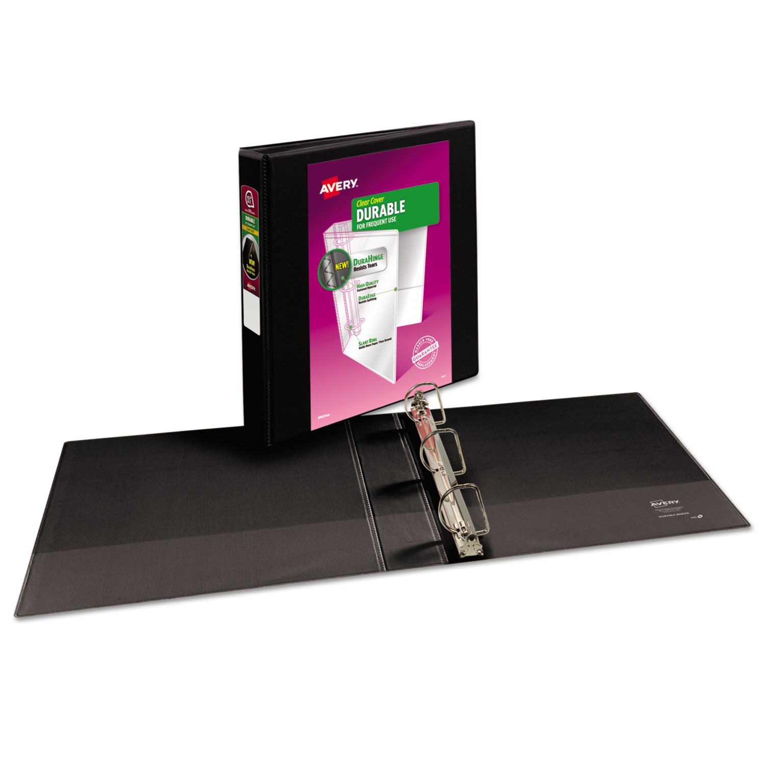 Avery® Durable 3-Ring Binder with Durahinge™ Technology, 1.5