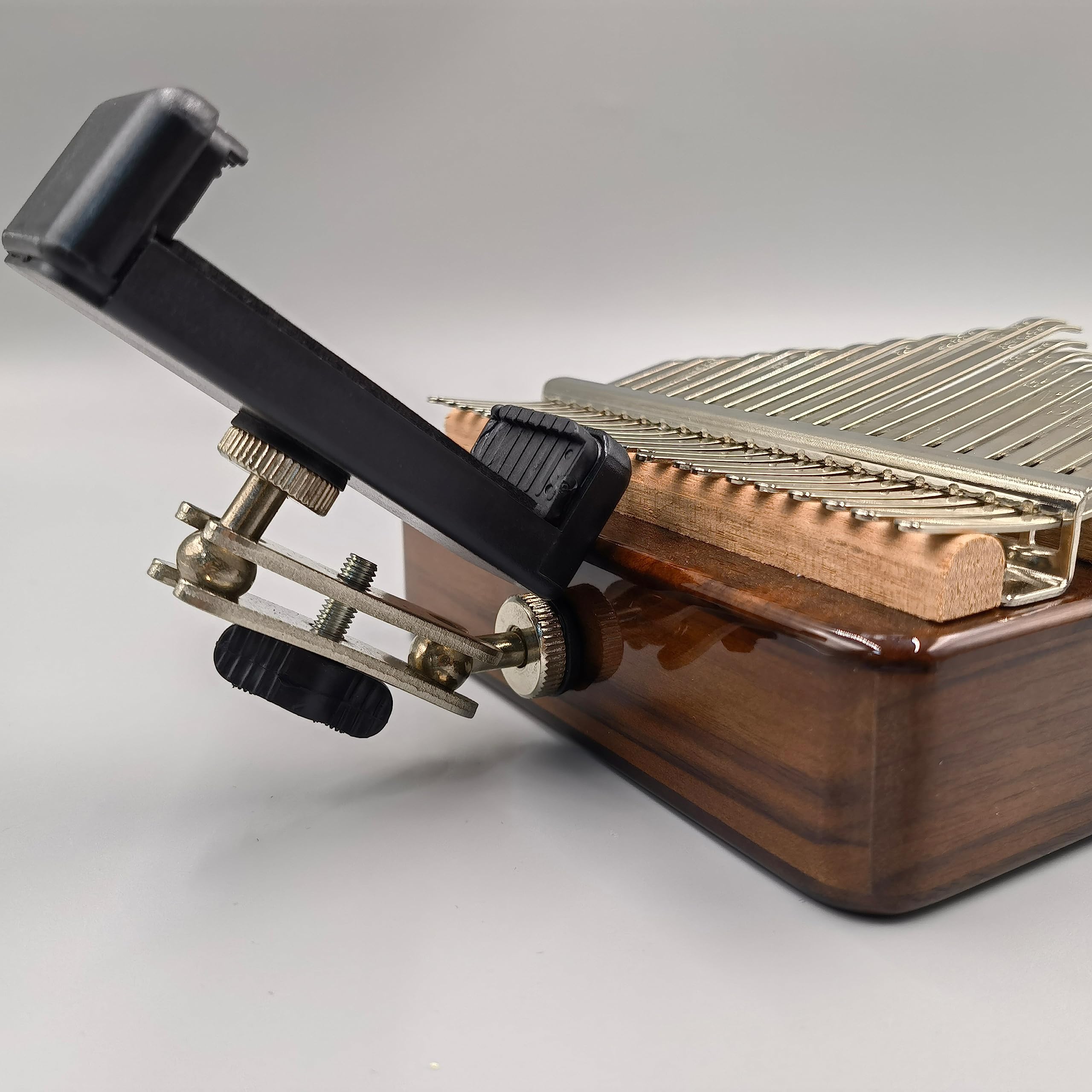 21-Key Solid Wood Kalimba Thumb Piano with Tuning Hammer, Finger Covers & Key Stickers - Portable Mbira Instrument with Carrying Case & Phone Holder - Perfect Gift for Kids, Adults & Beginners - Ideal for Music Therapy, Relaxation & Home Decor