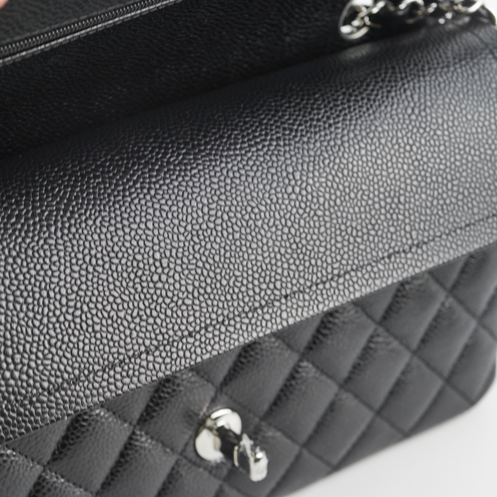 Chanel Medium Classic Flap Bag in Black Caviar Leather with Microchip - Timeless Luxury Handbag for Women, Perfect for Evening Events, Date Nights & Special Occasions