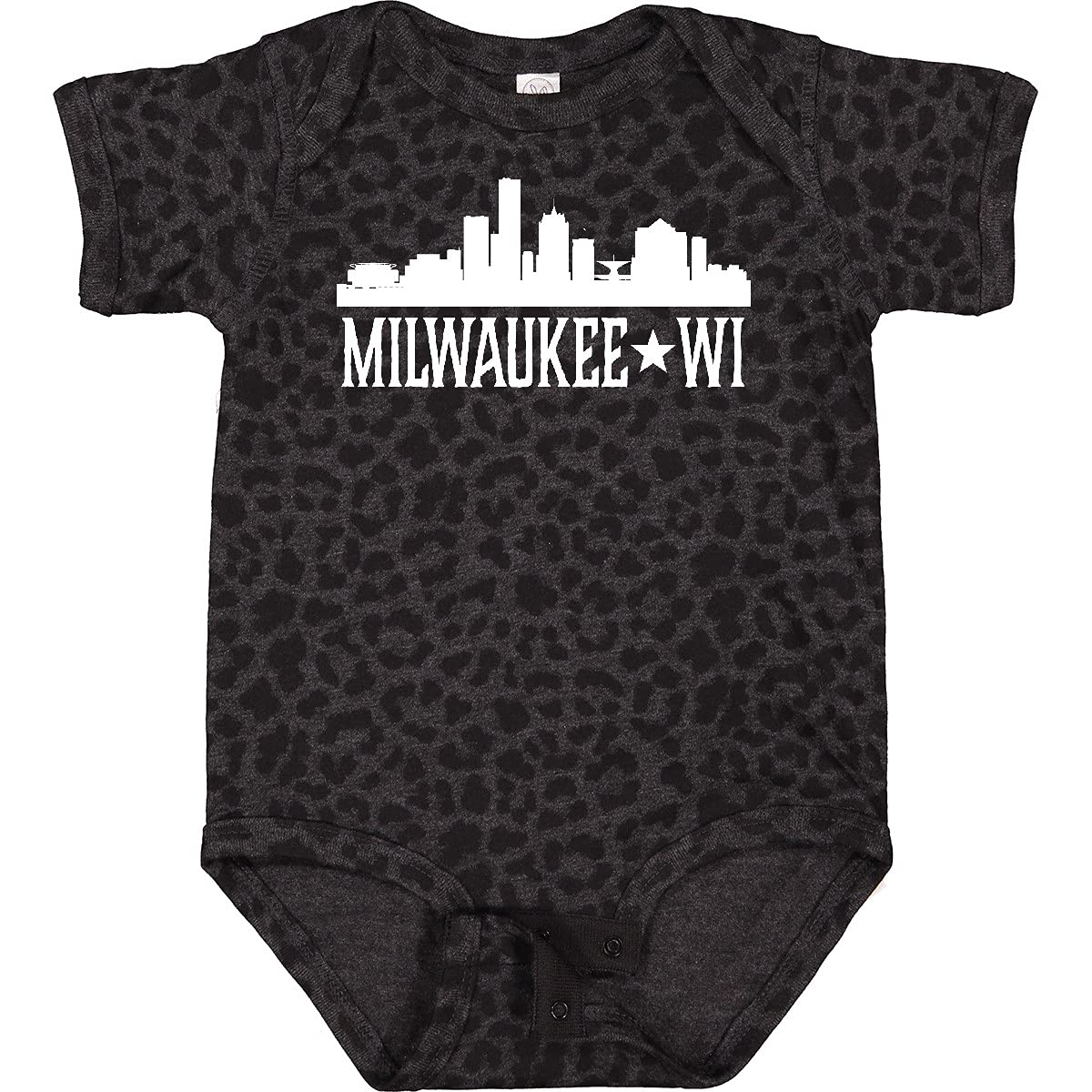Inktastic Milwaukee Wisconsin Skyline WI Cities Baby Bodysuit - Soft Cotton Infant Onesie for Boys & Girls - Perfect for Family Outings, Photo Shoots & Wisconsin Pride Gifts