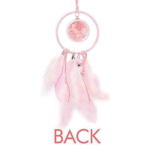 Elegant Calla Chic Fashion Dream Catcher with Small Bells - Boho Bedroom Decor for Wall Hanging, Nursery, and Home Aesthetic