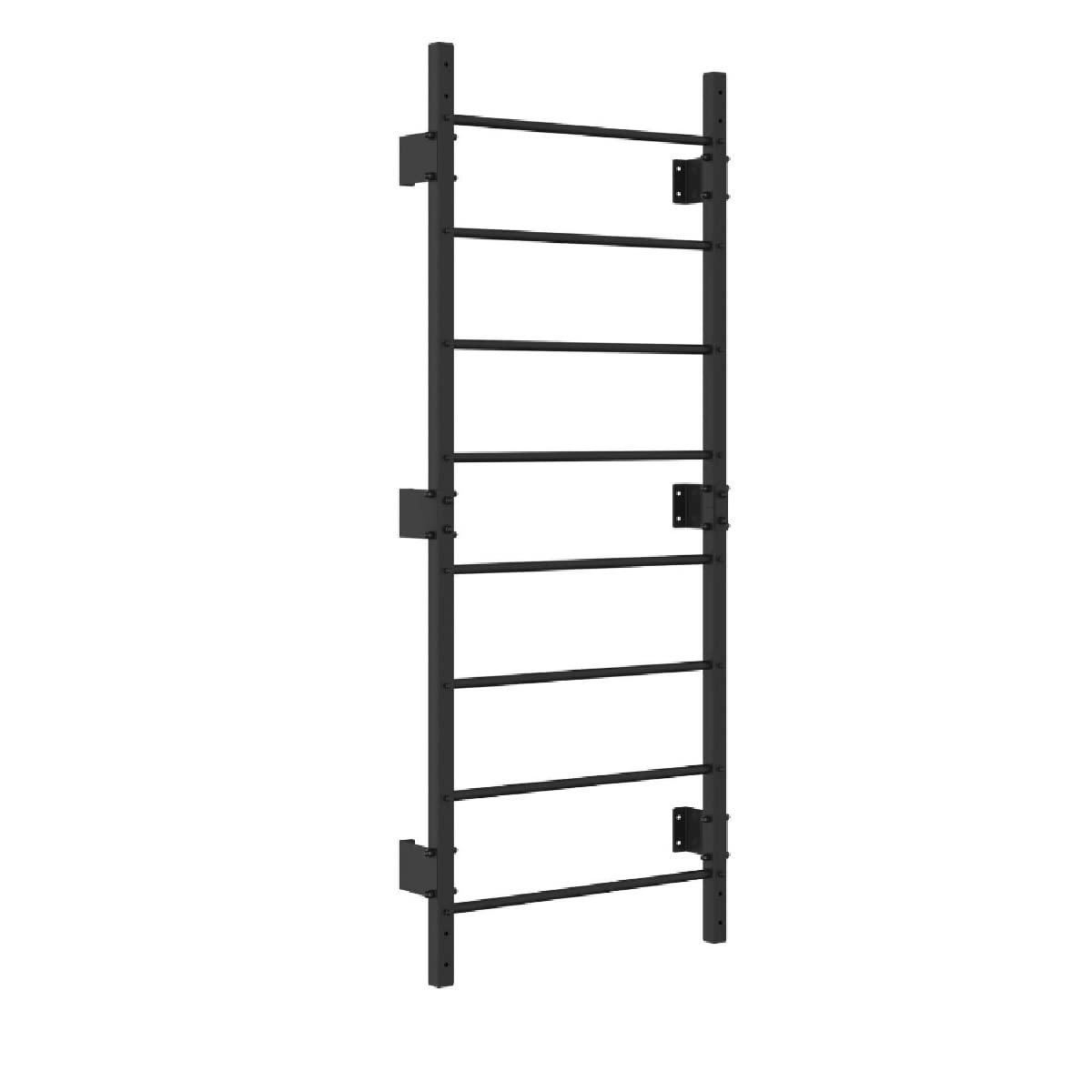 Davski 8-Step Wall Mounted Gymnastic Ladder - Heavy Duty Steel Construction (228 x 79 cm) for Home Gym, CrossFit & Kids Playroom - Powder Coated Finish for Durability