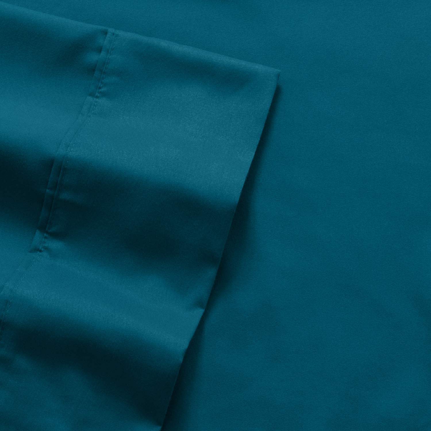 Premium 800 Thread Count 100% Extra Long Staple Cotton Deep Pocket Sheet Set - 4pc Twin XL Teal Sateen Weave Bed Sheets for 14