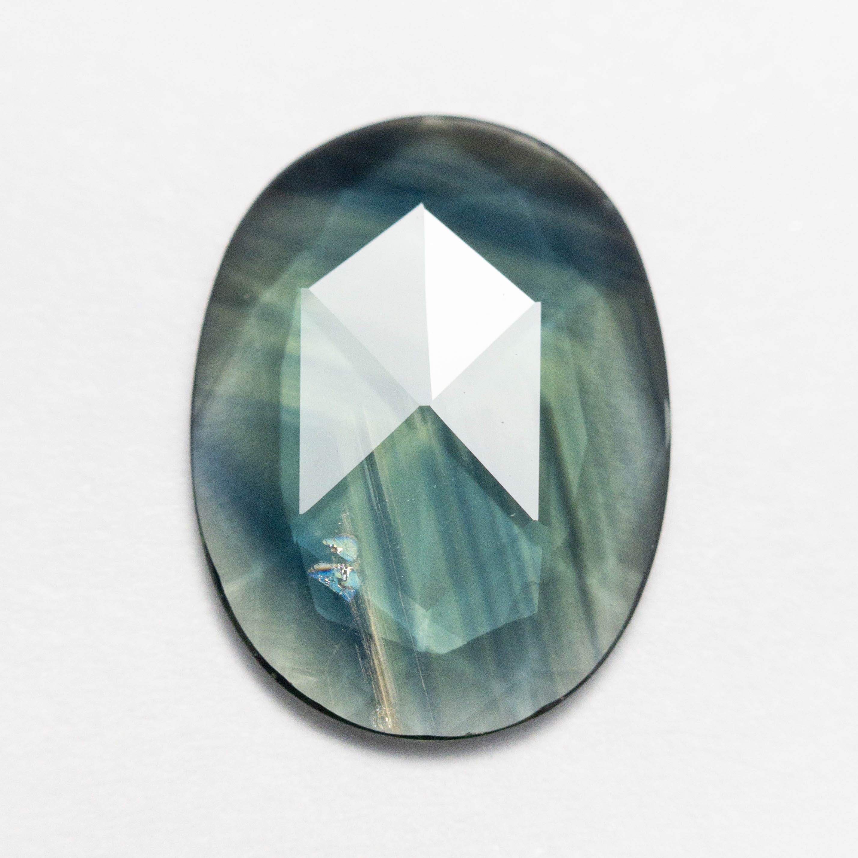 2.00ct Oval Rose Cut Sapphire - 11.96x9.06x1.78mm Natural Gemstone for Jewelry Making, Engagement Rings & Fine Collections