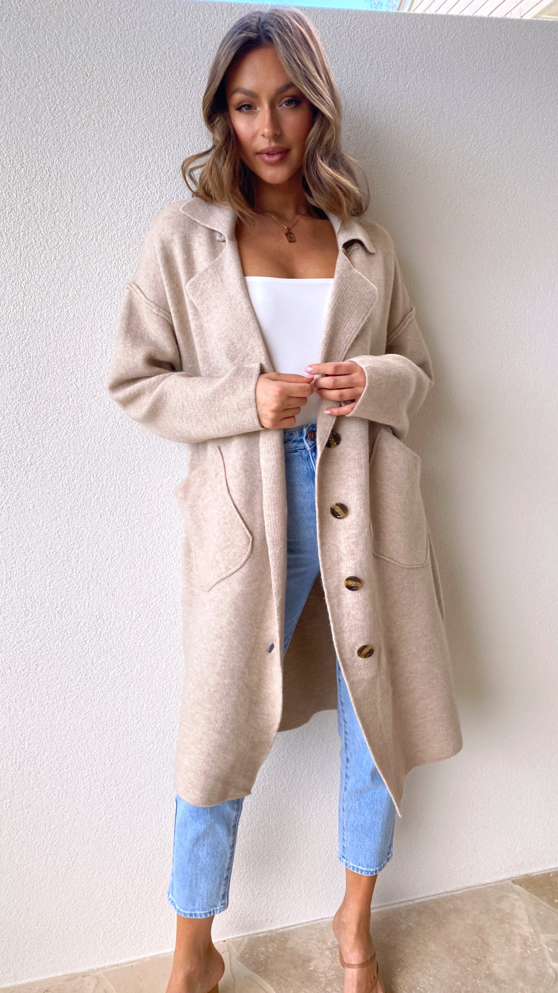 Kacela Women's Lightweight Oatmeal Jacket - Soft Casual Outerwear for Spring & Fall | Perfect for Daily Wear, Travel & Outdoor Activities