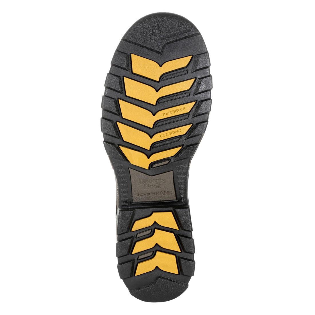 Eagle One Waterproof Pull-On Work Boots for Men - Slip Resistant Safety Shoes for Construction, Hiking & Outdoor Work