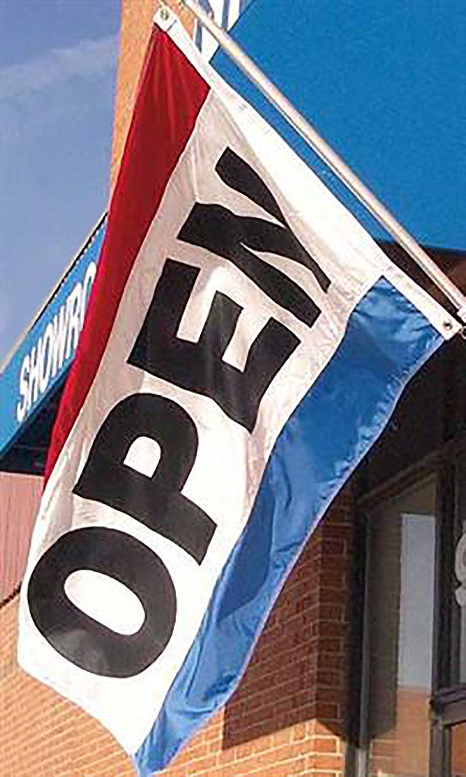 SSWBasics 3’x5’ Double Sided Open Flag - Durable Business Sign for Retail Stores