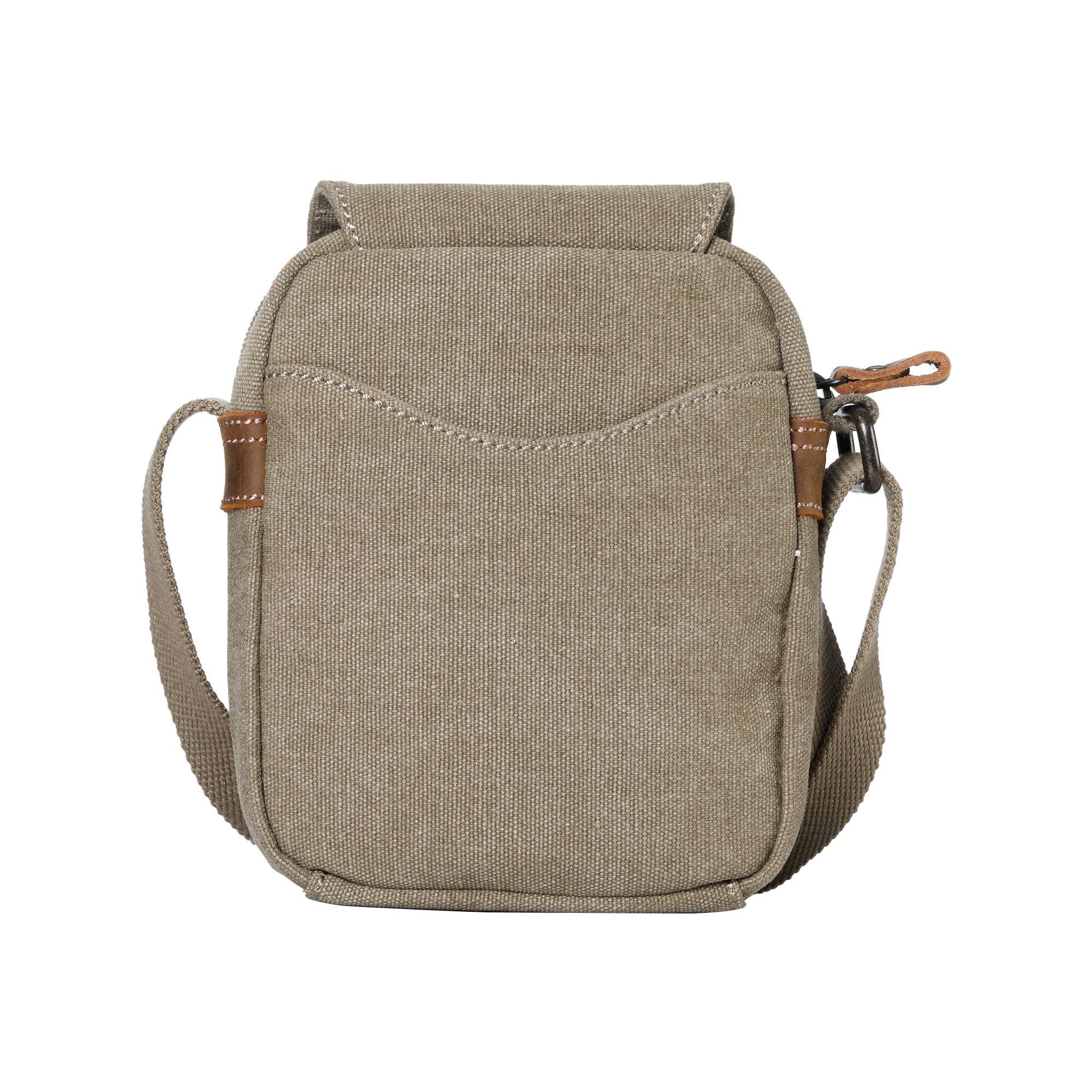 TRP0213 Troop London Classic Canvas Crossbody Bag for Men & Women - Stylish & Durable Everyday Shoulder Bag for Work, Travel & Casual Outings