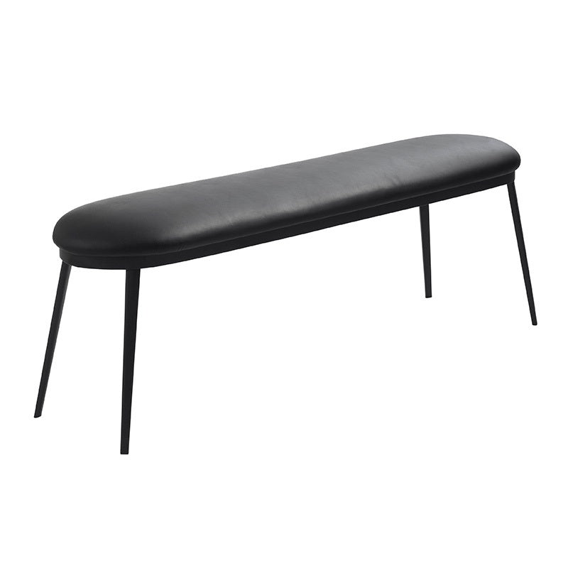 GAIN Bench 140cm Black - Sturdy Wooden Bench for Home, Office, or Outdoor Use - Perfect for Living Room, Patio, or Entryway Seating