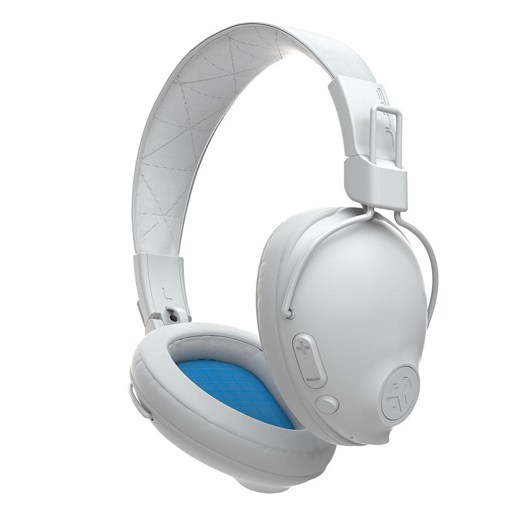 Studio Pro Wireless Over Ear Headphones - White Noise Cancelling Bluetooth Headset with Mic for Music, Gaming & Travel