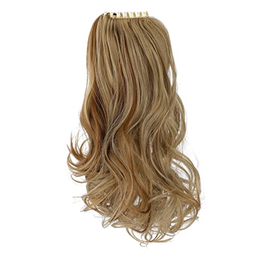 Clip-in Ponytail Hair Extension with Claw Clip - Natural Looking Hairpiece for Instant Volume & Length - Perfect for Parties, Weddings & Everyday Styling