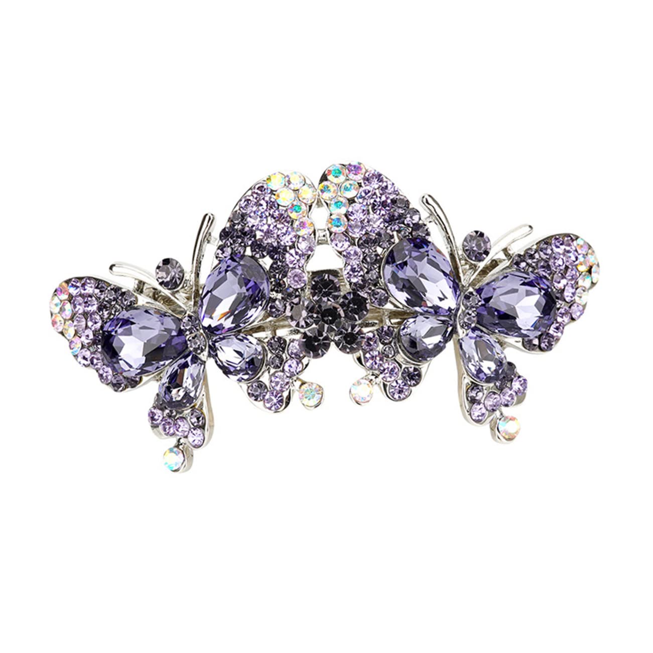 Beavorty Rhinestone Hair Clips for Women - Elegant Wedding Hairpins, Alligator Hair Barrettes & Retro Spring Hair Accessories - Perfect for Bridal, Prom, Party & Everyday Wear