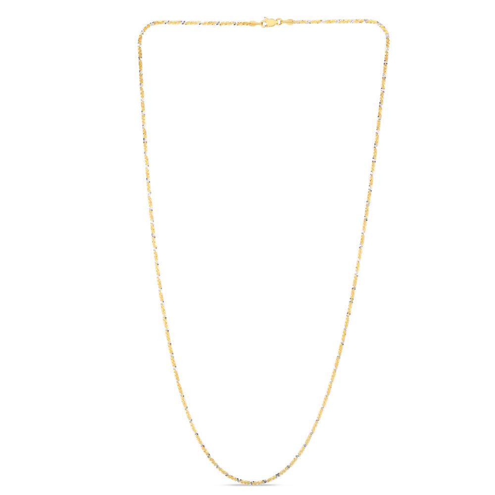 14K Gold 1.5mm Sparkle Chain Necklace - Dainty Delicate Gold Chain for Women - Perfect for Layering, Everyday Wear & Special Occasions